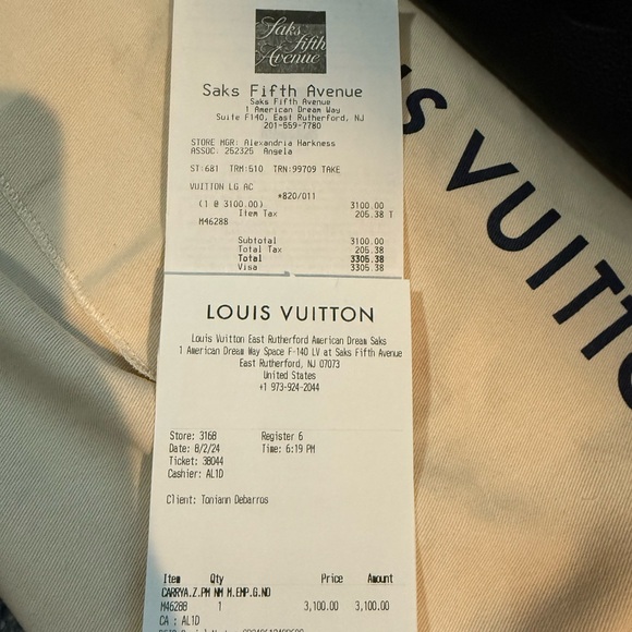 Louis Vuitton Black Embossed Shoulder Bag carry all PM - Picture 3 of 11